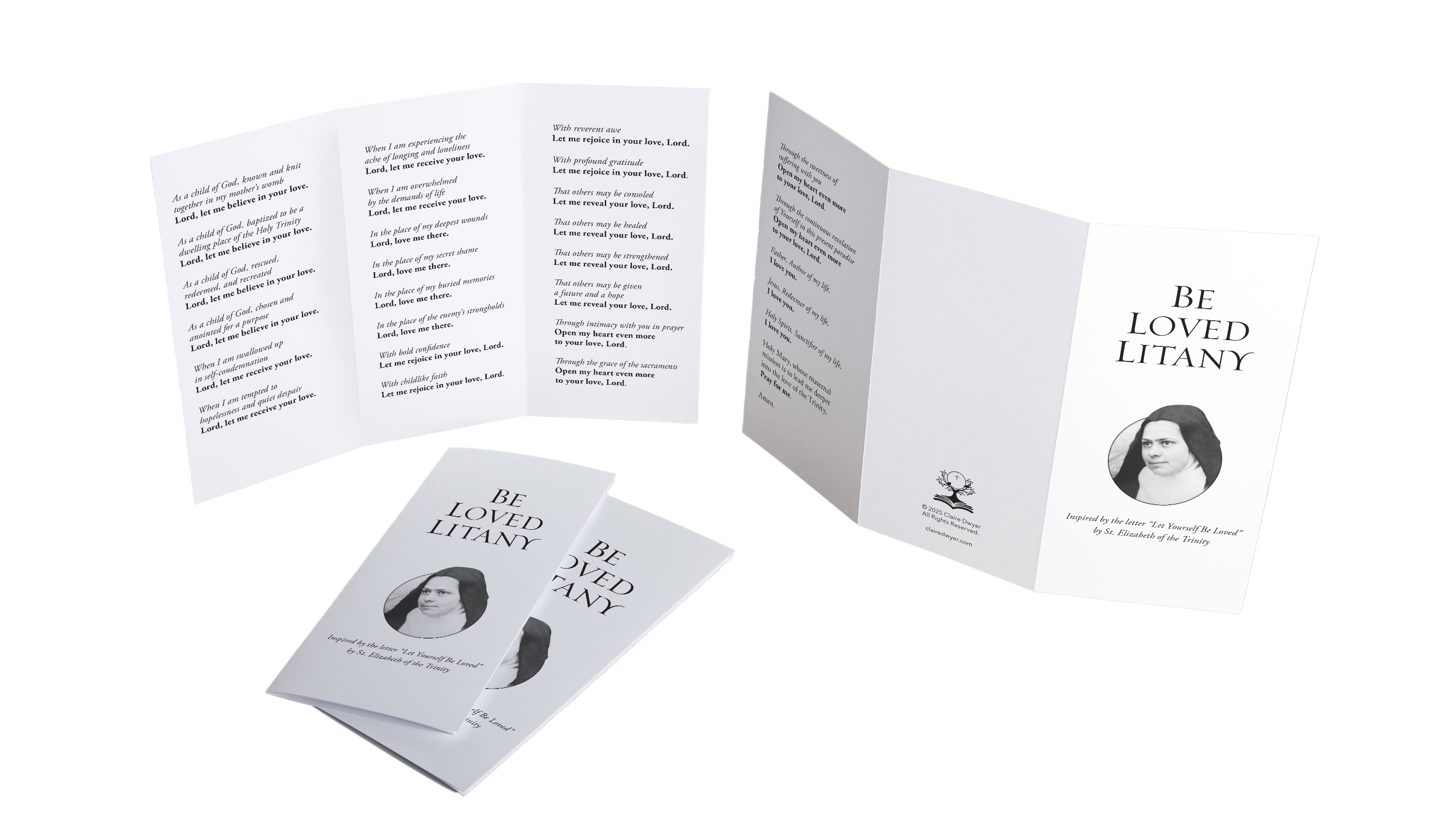 'Be Loved Litany' Prayer Cards