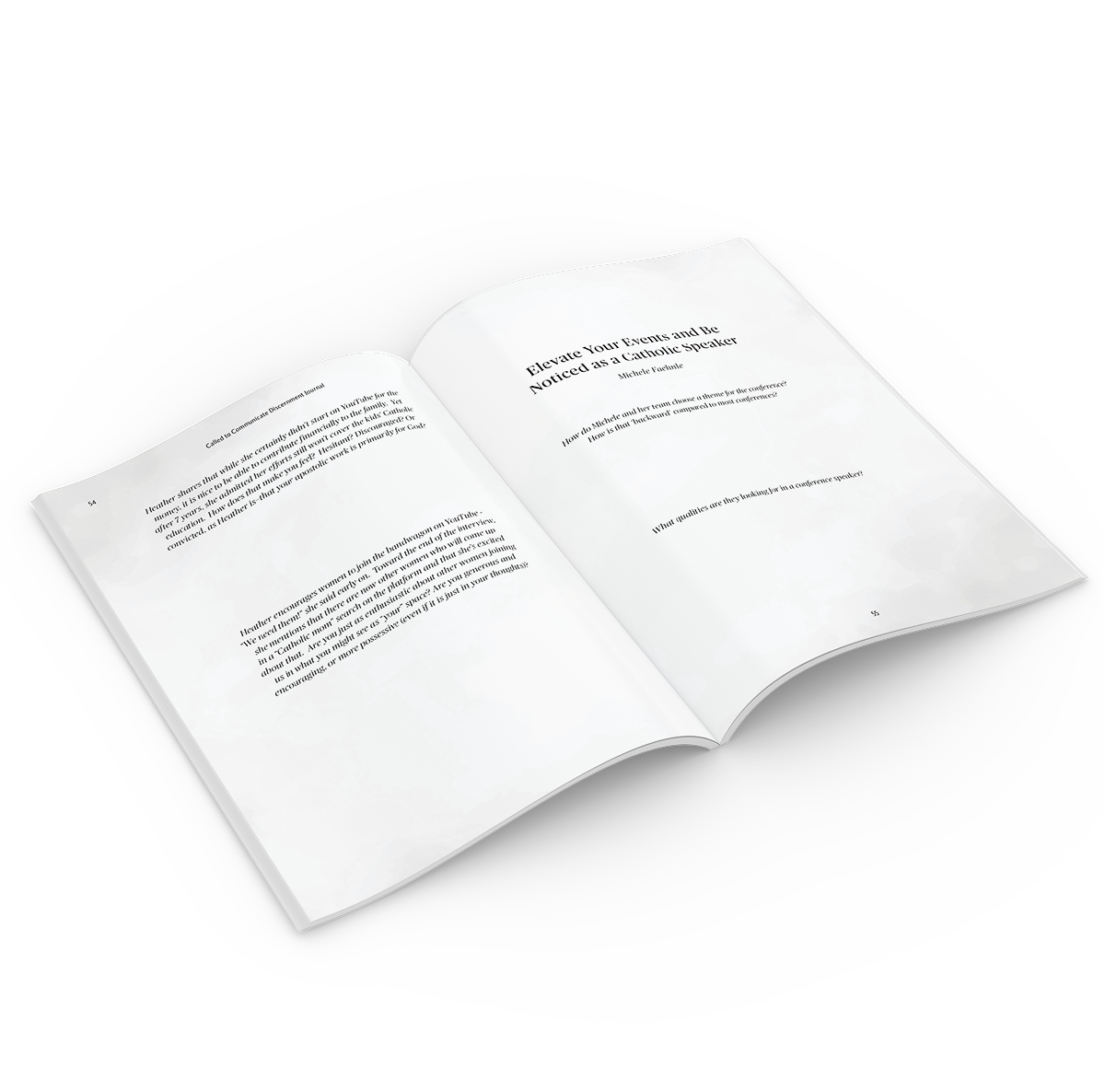 Called to Communicate Discernment Journal